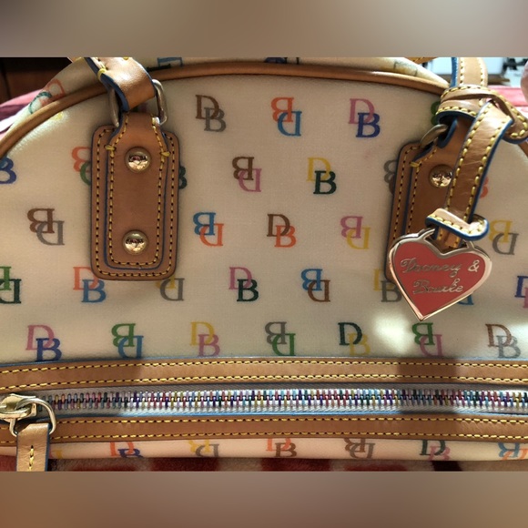 Dooney & Bourke Bags Dooney Bourke It Satchel Bag With Rainbow